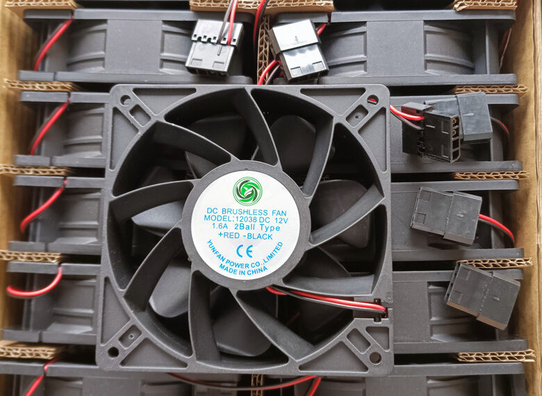 Función PWM del ventilador de enfriamiento de CC axial