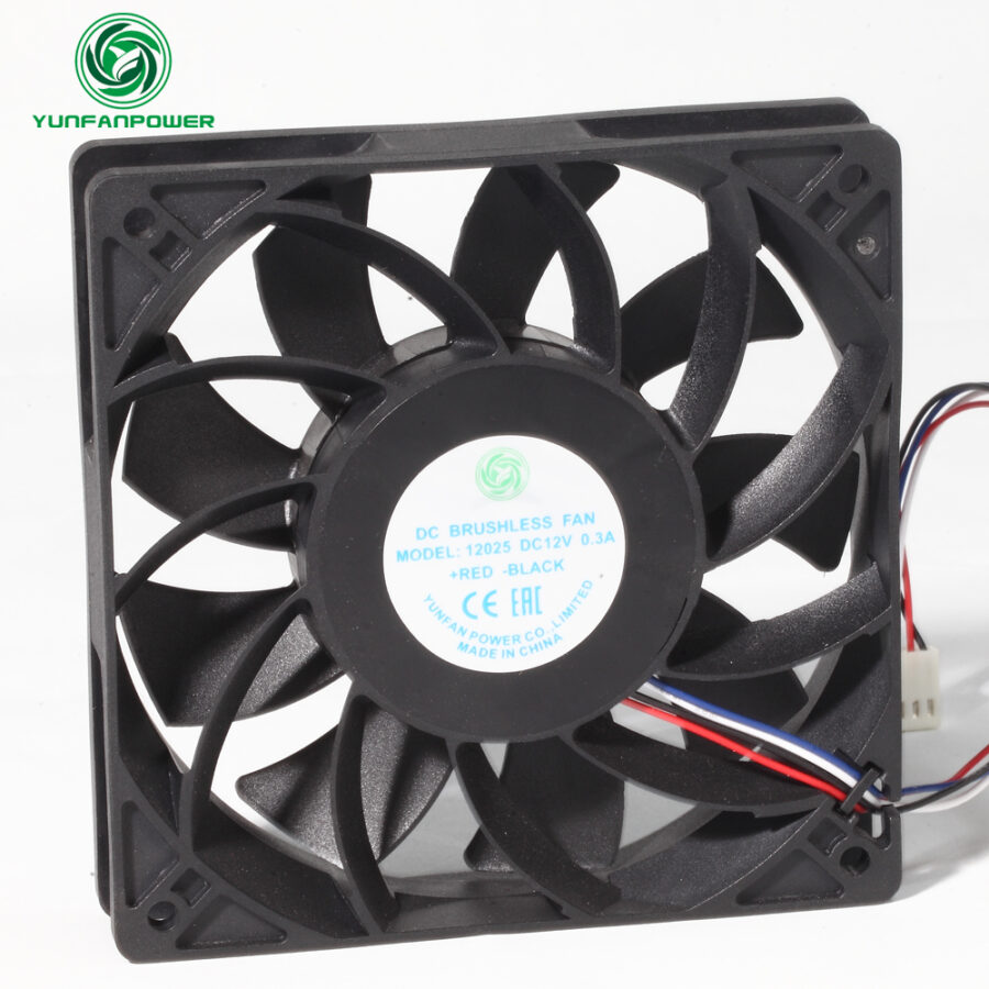 12025 fuerte flujo de aire VENTILADOR DE CC,velocidad form 3000-5500rpm